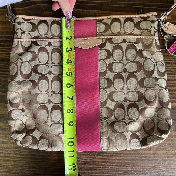 Coach Brown and Pink Crossbody Bag - Picture 3 of 7